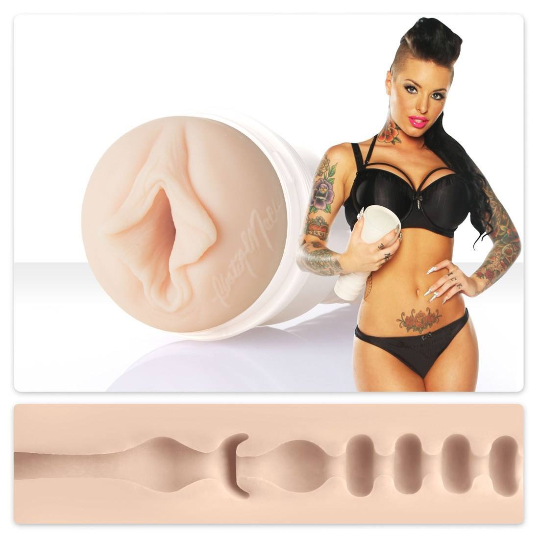 Fleshlight Masturbator von Christy Mack Lotus Fleshlight Masturbator von Christy Mack Lotus
