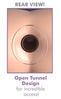 Vorschau: Anal Gaper Glas Tunnelplug - Ø 6,4 cm