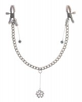 Vorschau: Crystal - Nippelklemmen einstellbar mit Kette kaufen