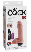 Vorschau: 8&quot;&quot; Spritzdildo with Balls