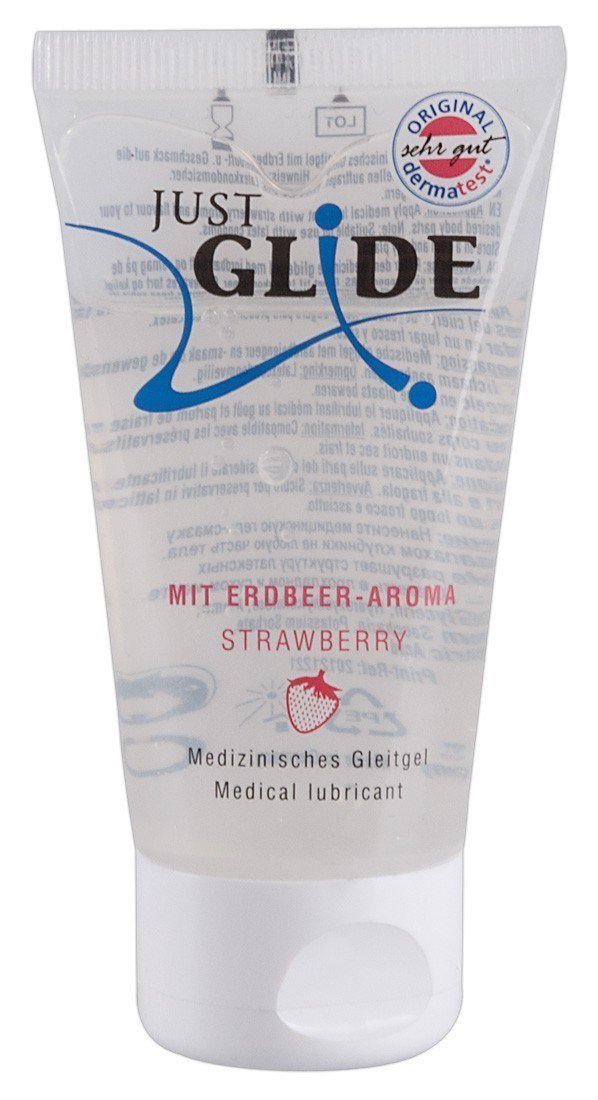 Just Glide Erdbeere Gleitgel mit Aroma