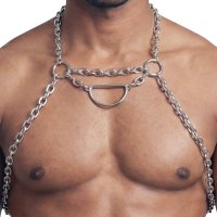 Vorschau: Svenjoyment Ketten-Harness – Detailansicht mit abnehmbarem D-Ring