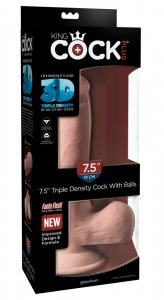 7,5"" Triple Density Cock with balls