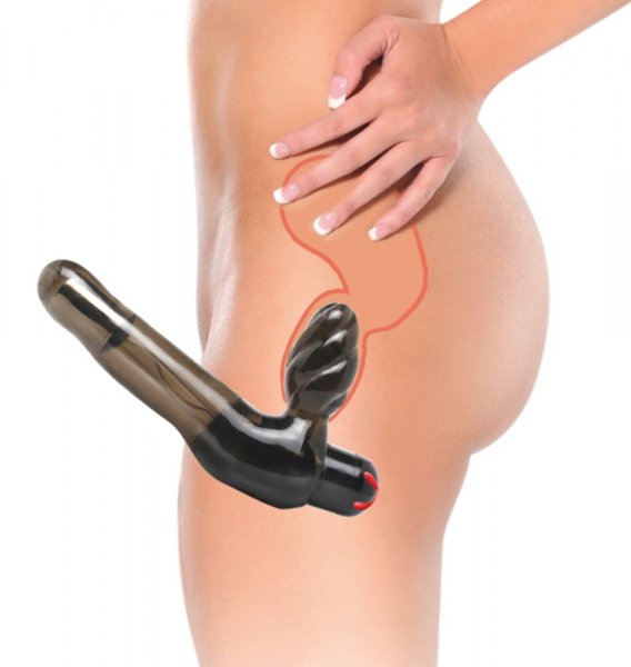 Vibrating Strapless Strap-on: Doppelter Spaß 4 cm