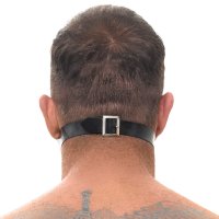 Vorschau: Latex Hohlknebel mit Mundrohr