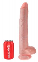 Vorschau: XXL Naturdildo 14&quot; mit realistischen Details Ø 6 cm