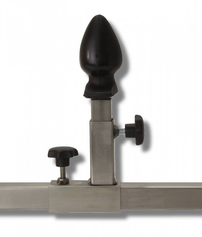 Knebelhalter aus Edelstahl verstellbar Knebelhalter aus Edelstahl verstellbar