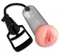 Vorschau: Transparente Penispumpe mit Mess-Skala von Steeltoyz