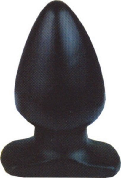 Schwarzer Analplug in Größe Medium 9,7x5,4cm Schwarzer Analplug in Größe Medium 9,7x5,4cm