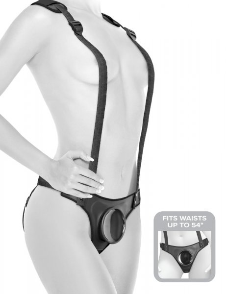 Komfortable Strap-On Suspenders von Steeltoyz