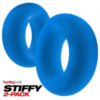 Vorschau: STIFFY 2er-Pack Bullen-Cockringe - Teal Ice