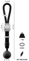 Vorschau: Penisschlaufe mit Kugelgewicht – Heavy Rope Cock Strap für intensiven Genuss