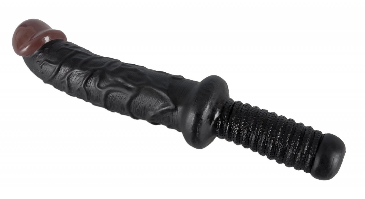 Dunkelhäutiger Riesen-Dildo - Ø 5,3 x 23 cm