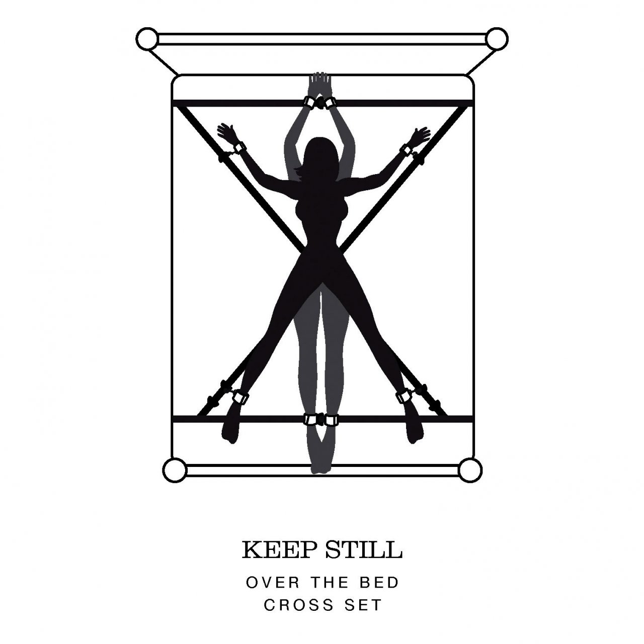 Keep Still Kreuz-Bettfesseln Keep Still Kreuz-Bettfesseln