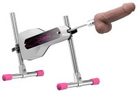 Vorschau: Lovense Mini-Sexmaschine – schräg aufwärts ausgerichtet mit Dildo
