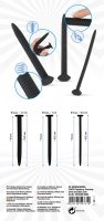 Vorschau: 3-teiliges Dilatoren Set in Schraubenform