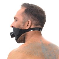 Vorschau: Latex Hohlknebel mit Mundrohr