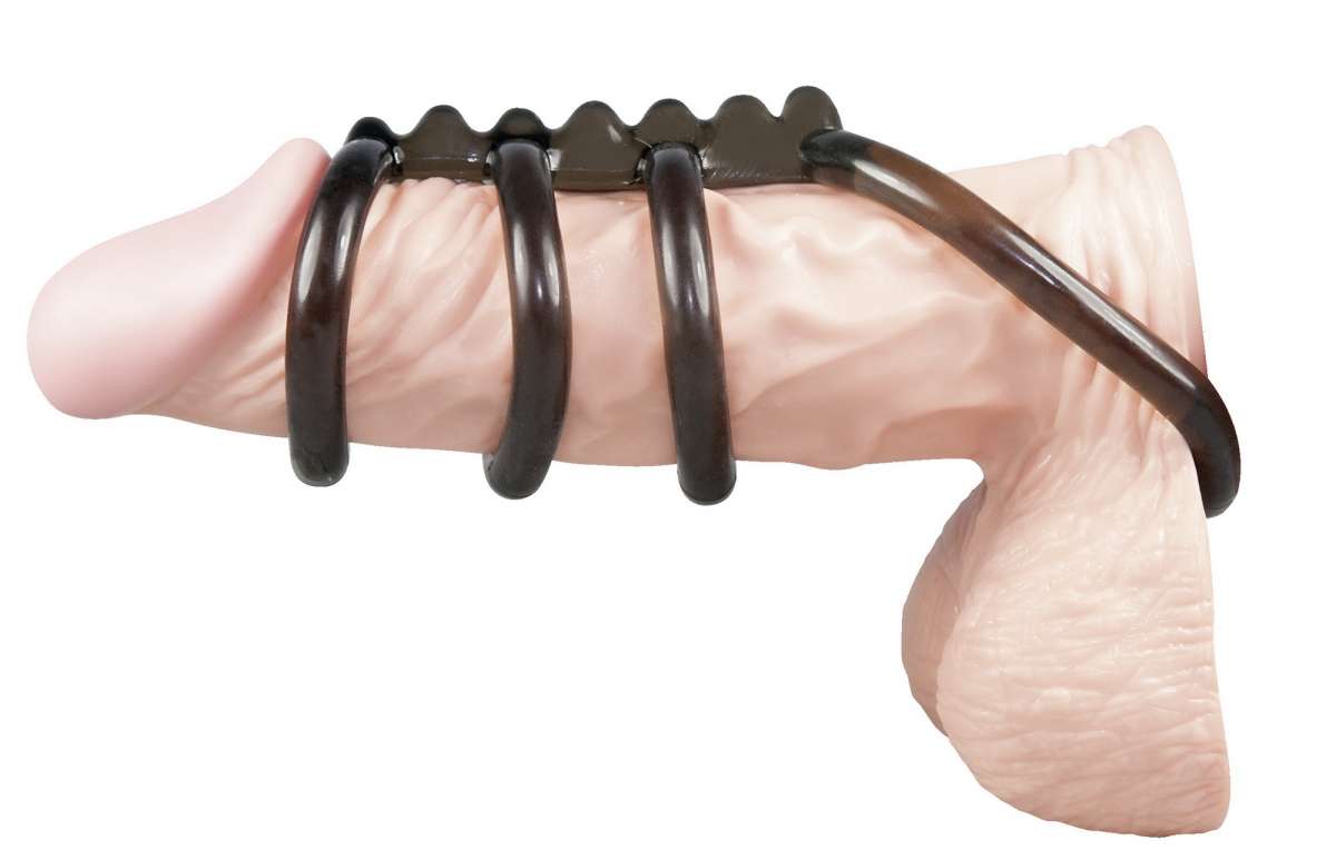 duke prostata vibrator Penisring-Set, schwarz main image 1