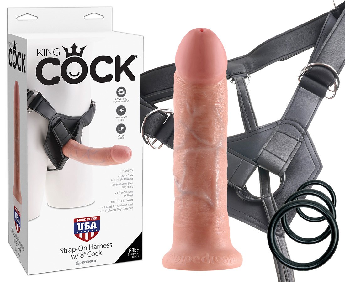 King Cock Strap-On Harness 8"