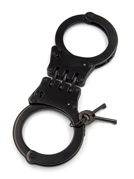 806 Double Lock Handschellen Schwarz 806 Double Lock Handschellen Schwarz
