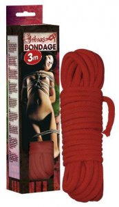 Rotes Bondage Seil für prickelnde Fesselspiele