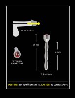 Vorschau: Massiver Dilator mit Schmuckstein