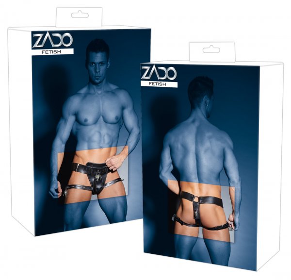 Leder-Keuschheitsstring