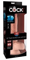 Vorschau: 10&quot;&quot; Triple Density Cock with Balls