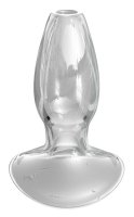 Vorschau: Anal Gaper Glas Tunnelplug - Ø 6,4 cm