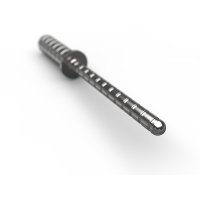 Gerippter Stahlstab Gerippter Stahlstab