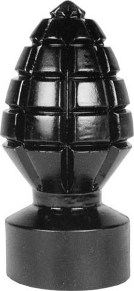 All Black Andreas Analplug - die Granate im Bett 14,5x 6,5cm All Black Andreas Analplug - die Granate im Bett 14,5x 6,5cm