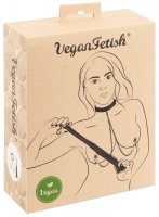 Vorschau: Halsfessel mit Nippelklemmen Bondage SeT