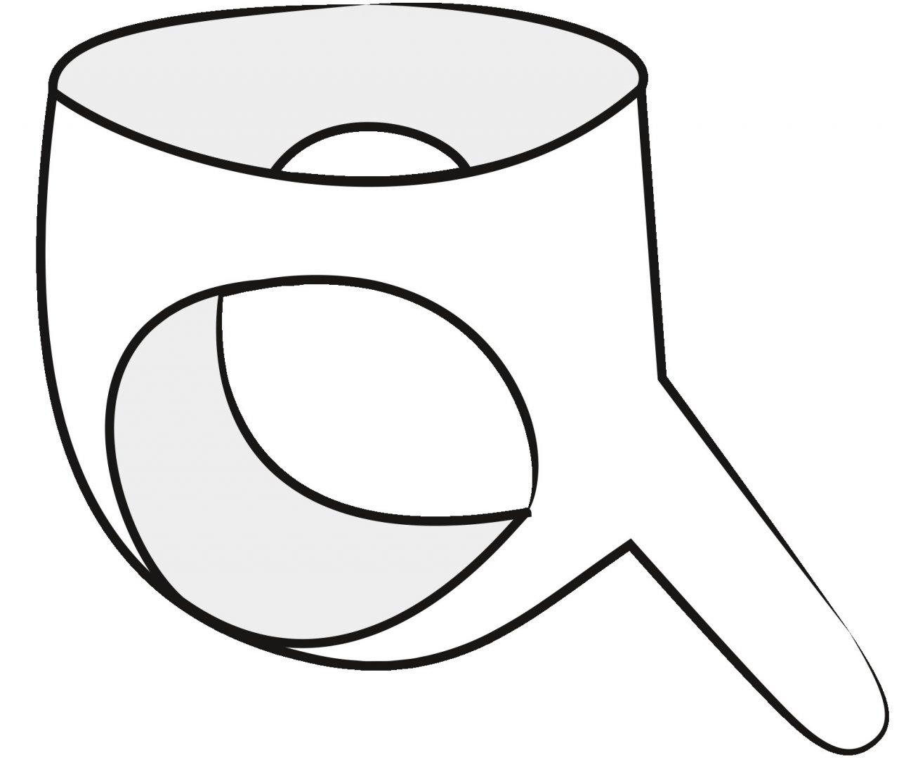 Latex-Slip mit Strapon Ø 4 cm Latex-Slip mit Strapon Ø 4 cm