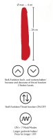 Vorschau: Red Push Vibrator mit 5-Stufen-Stoßfunktion