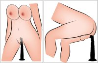 Vorschau: G &amp; P-Spot Vibrator: Stoß &amp; Vibration Fickmaschine