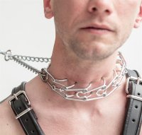 Vorschau: Halskette Chrome für extreme Bondagespiele