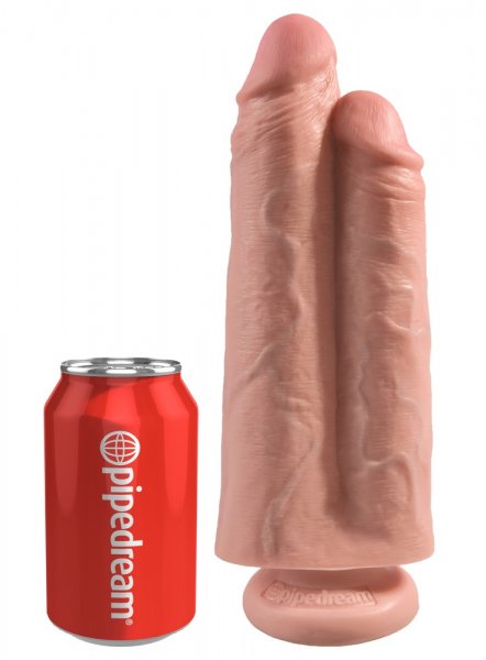 9“ Two Cocks One Hole