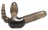 Vorschau: Riemenloser Strap-On mit Analstimulator
