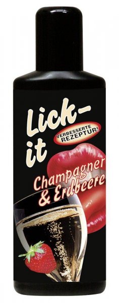 Lick-it Gleitgel Champagner-Erdbeere