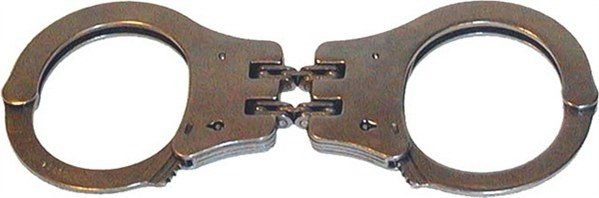 Handschellen mit Doppelschloss aus rostfreiem Metall