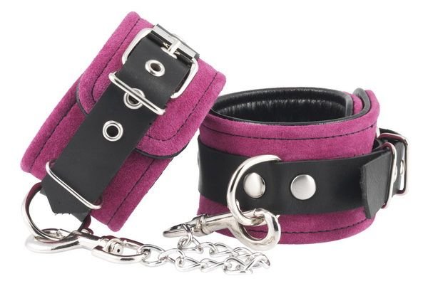 Handschellen Velours rosa Handschellen Velours rosa