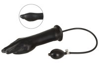 Vorschau: Aufpumpbarer Hand-Pumpdildo aus Latex – mit Ballpumpe