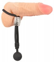 Vorschau: Penisschlaufe mit Kugelgewicht – Heavy Rope Cock Strap für intensiven Genuss