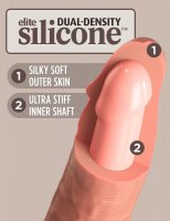 Vorschau: 10“ Dual Density Silicone Cock Ø 5 cm