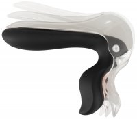 Vorschau: Bad Kitty Vibro-Spekulum mit LED – Seitenansicht mit transparentem Schnabel