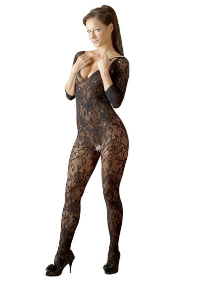 Catsuit mit Spitze