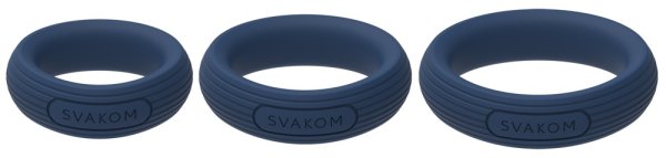 SVAKOM Triooo – drei Silikon-Penisringe nebeneinander