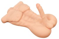 Vorschau: Realistixxx Deluxe Man – hautfarbener Torso-Masturbator in Schrägansicht