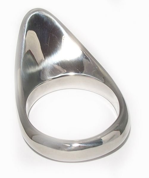 Cockring Potenzring Teardrop aus Edelstahl