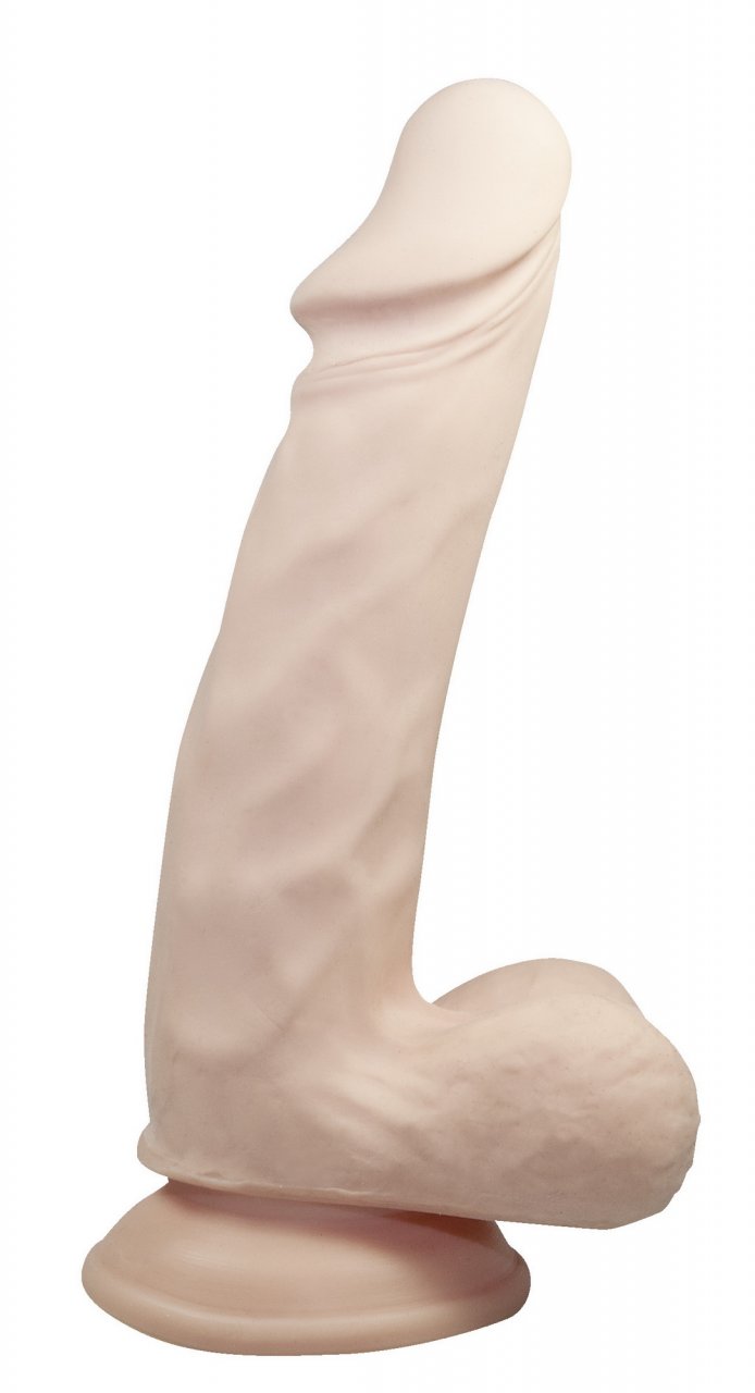 Hautfarbener Penis-Dildo mit praller Eichel Hautfarbener Penis-Dildo mit praller Eichel
